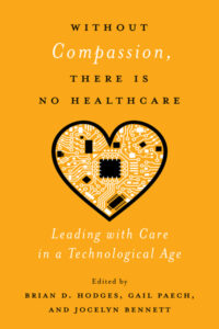 Cover of the book “Without Compassion, There Is No Healthcare”.